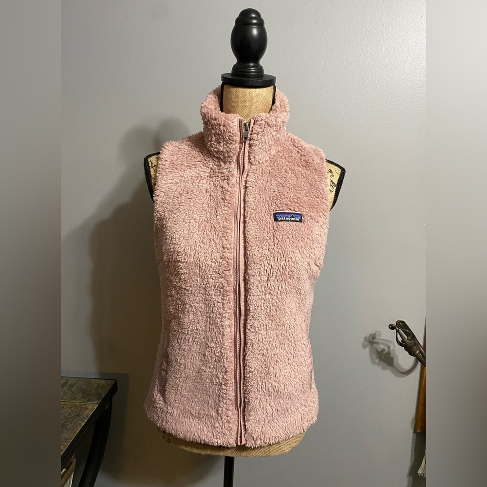 Patagonia Women’s Los Gatos Fleece Vest, Pale Pink, Size S, NWOT